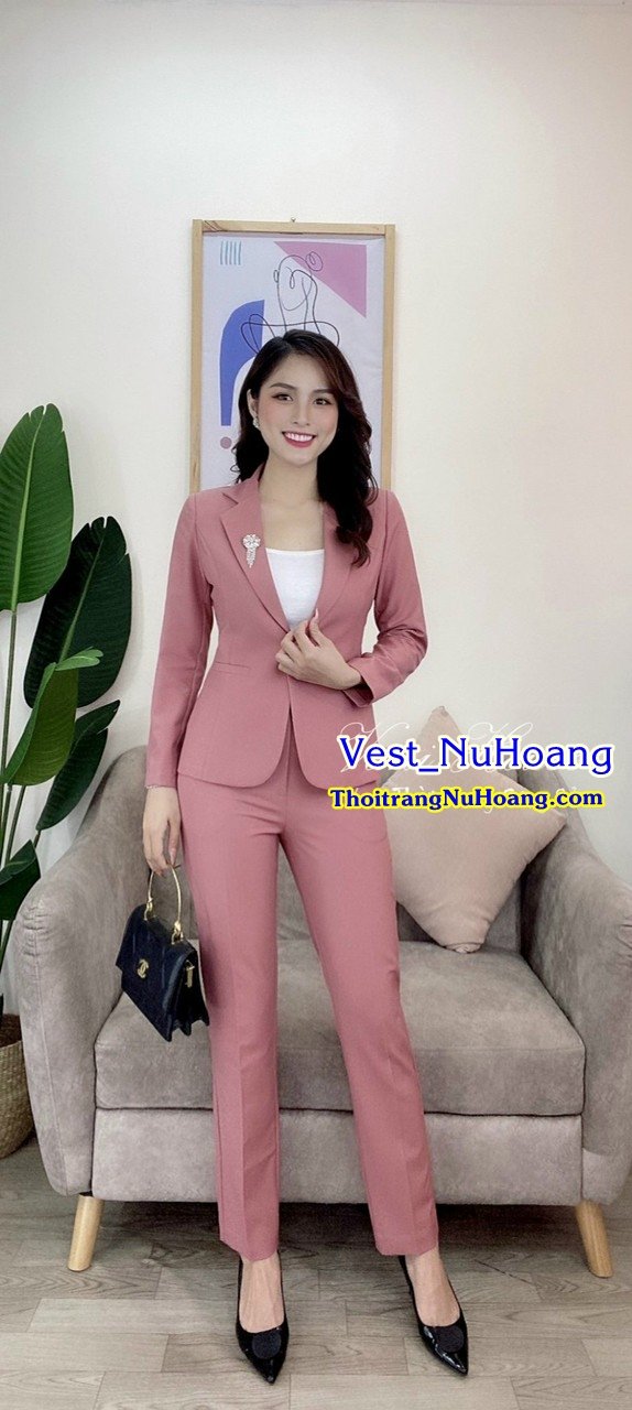 Bộ Vest Nữ Công Sở Cao Cấp (Tặng áo thun trong) - VN113